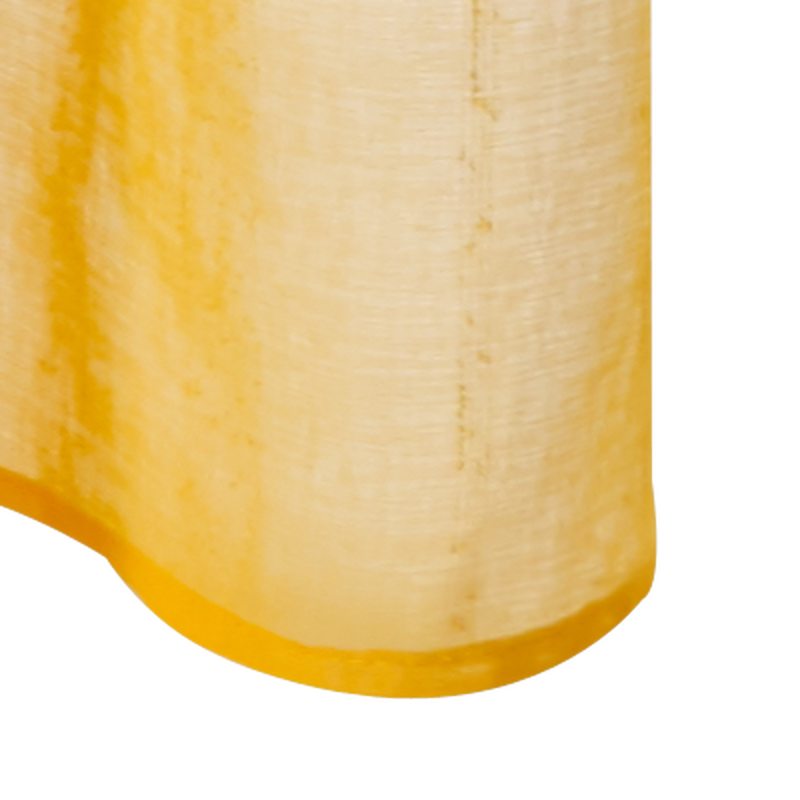 Voilage GINA coloris jaune soleil 140 x 260 cm
