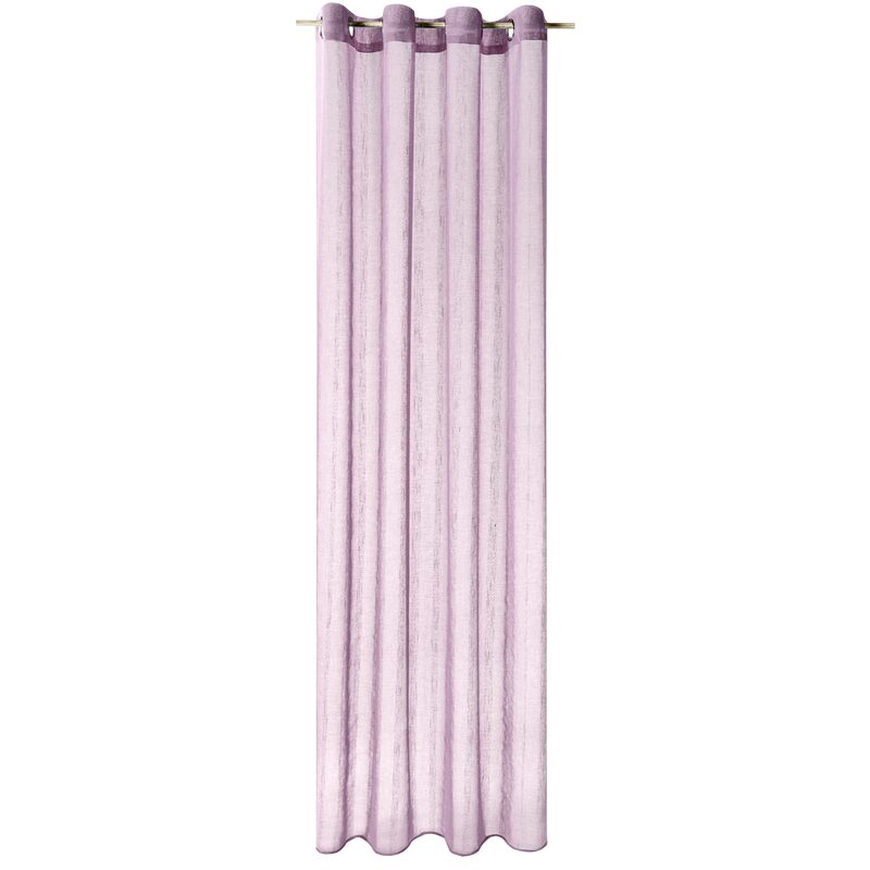 Voilage GINA coloris parme 140 x 260 cm