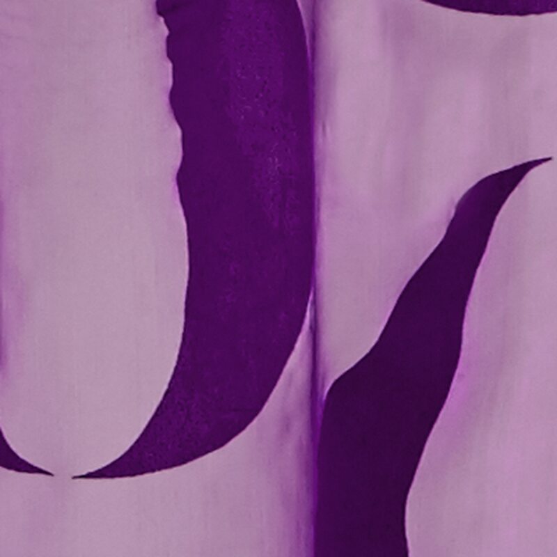 Voilage COCO coloris violet 140 x 240 cm