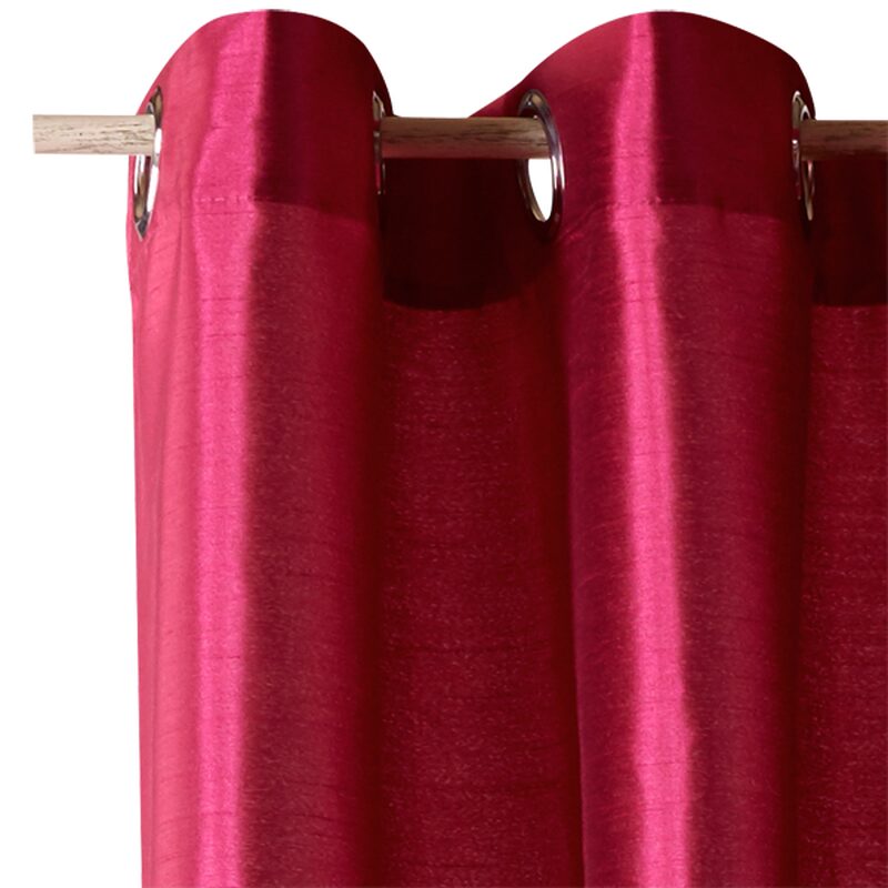 Voilage LEIA coloris framboise 140 x 240 cm