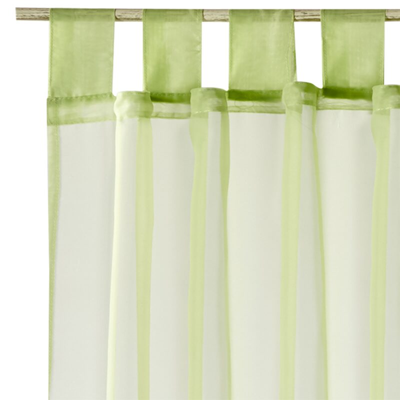 Voilage NEW EASY coloris vert lime 140 x 240 cm