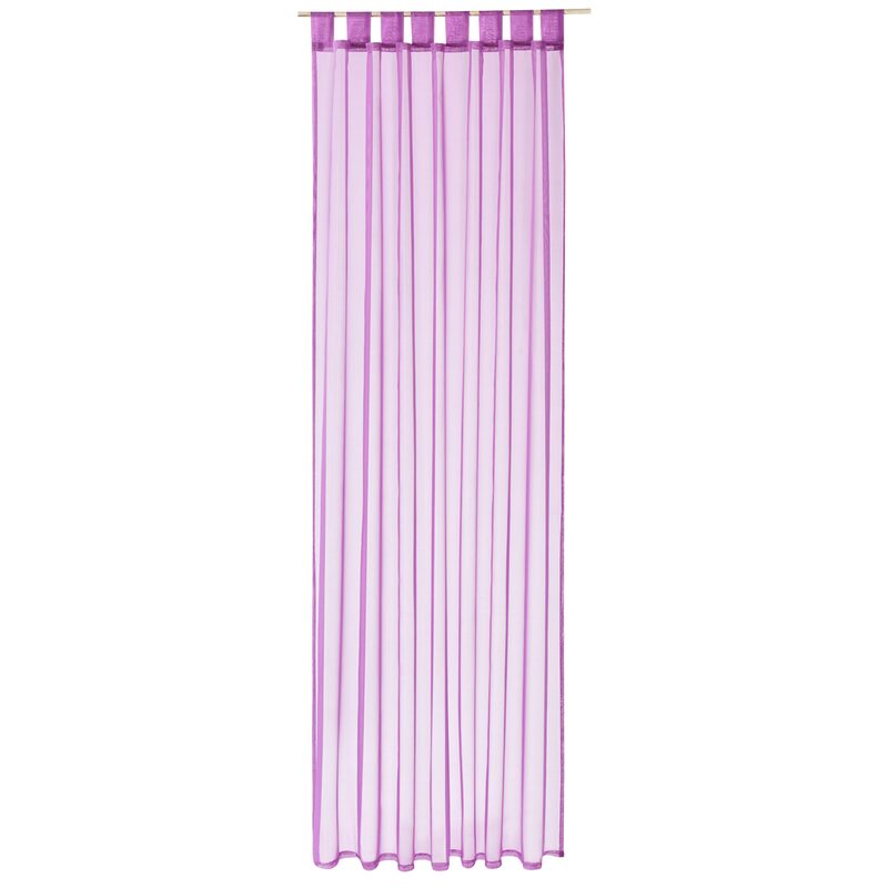 Voilage NEW EASY coloris parme 140 x 240 cm