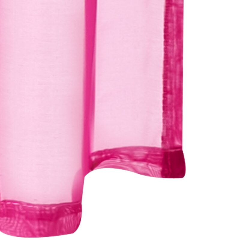 Voilage NEW EASY coloris fuchsia 140 x 240 cm