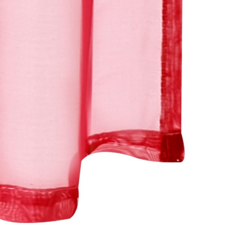 Voilage NEW EASY coloris rouge théâtre 140 x 240 cm