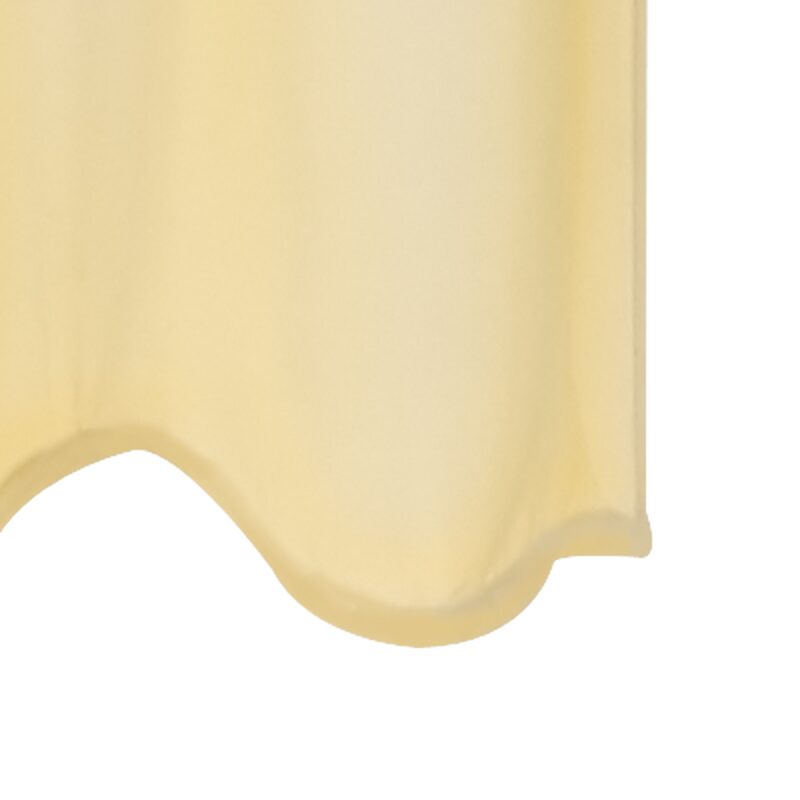 Voilage NEW EASY coloris jaune tendre 140 x 240 cm