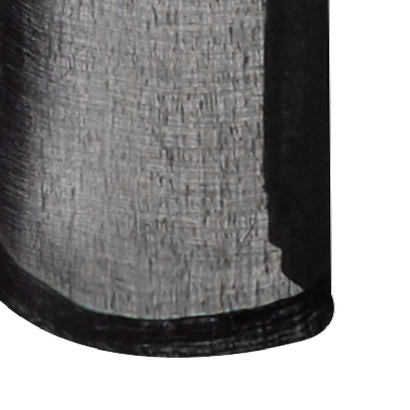 Voilage COLORS coloris noir 140 x 260 cm