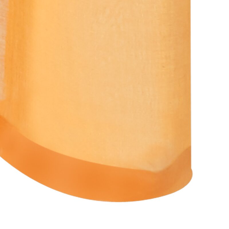 Voilage COLORS coloris jaune soleil 140 x 260 cm