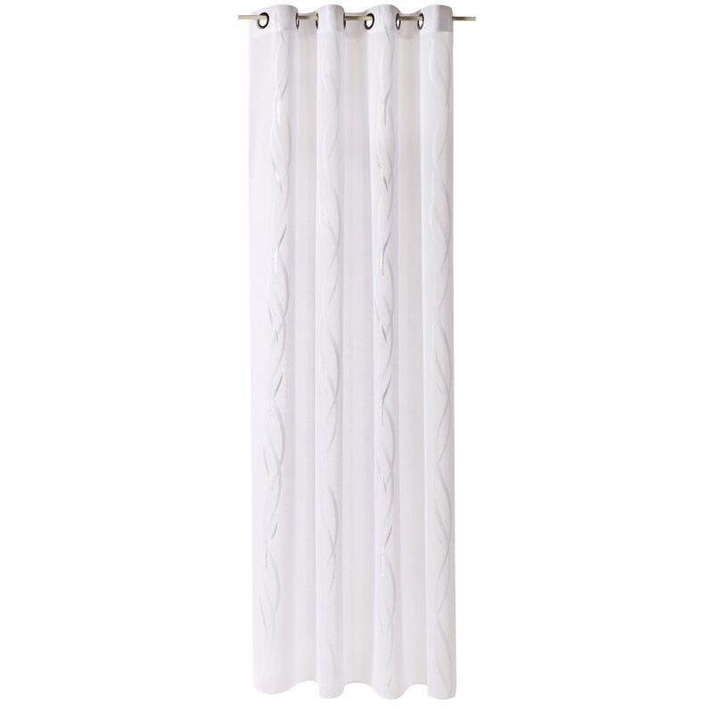 Voilage SPLENDIDE coloris blanc 140 x 260 cm