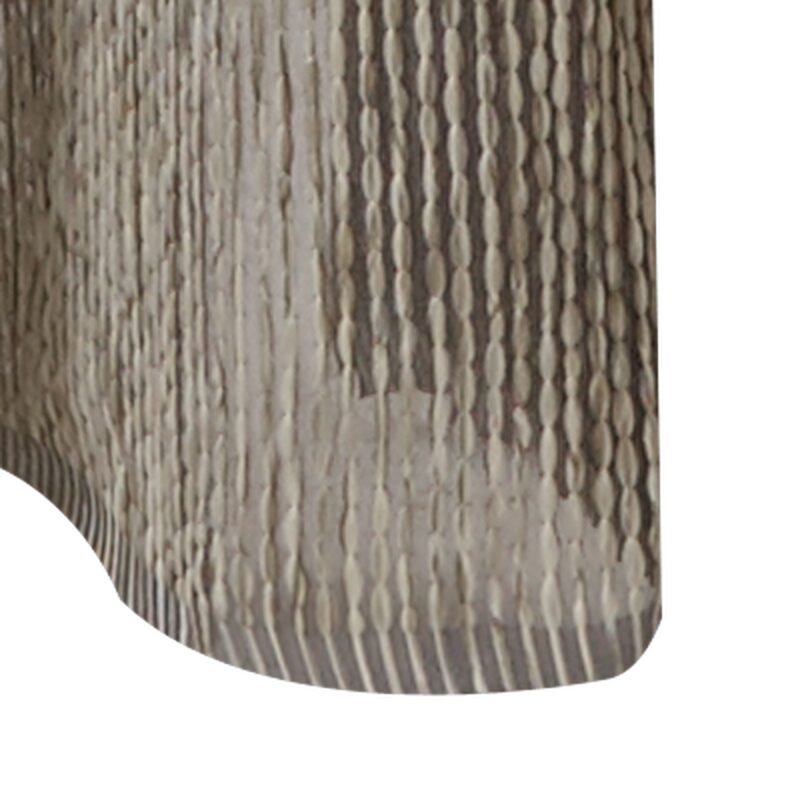 Voilage OURAL coloris ivoire 145 x 260 cm