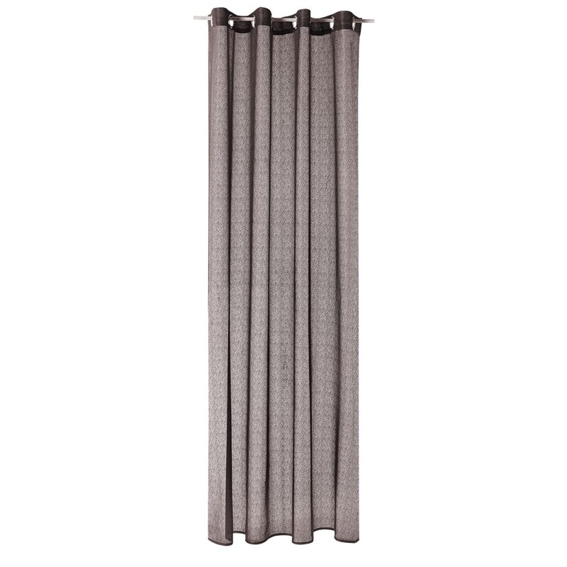 Voilage ZADIG coloris taupe 140 x 240 cm