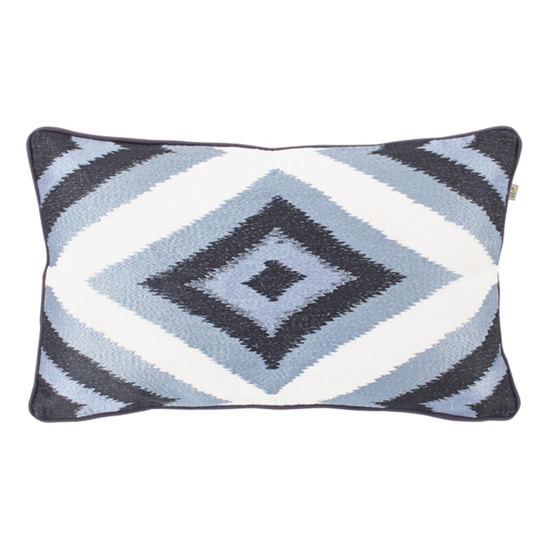 Coussin INSIGNIA coloris bleu aérien 30 x 50 cm