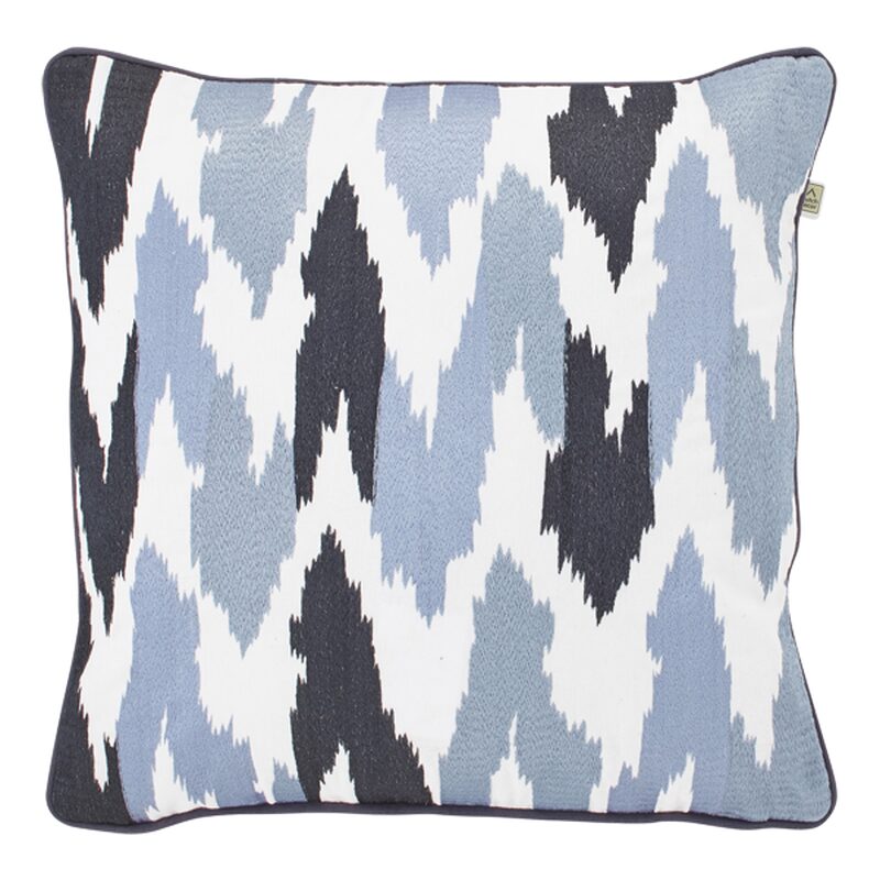 Coussin CAPITAL coloris bleu marine 45 x 45 cm
