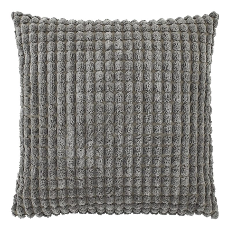 Coussin ROME coloris gris souris 45 x 45 cm