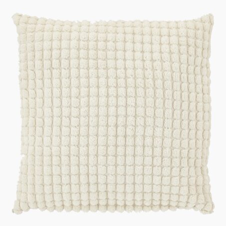 Coussin ROME coloris blanc cassé 45 x 45 cm