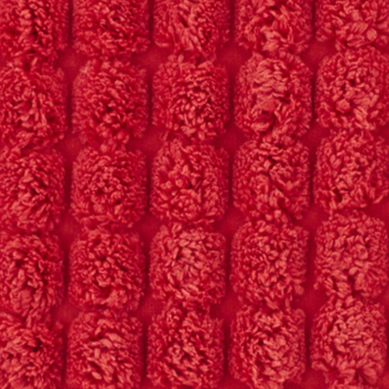 Coussin ROME coloris rouge théâtre 45 x 45 cm