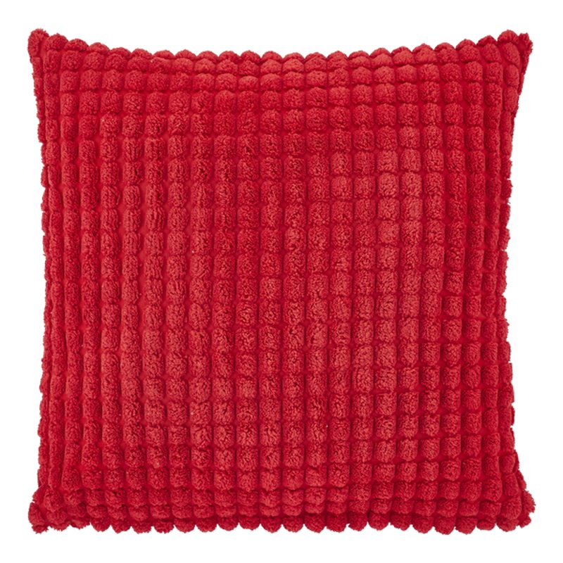 Coussin ROME coloris rouge théâtre 45 x 45 cm