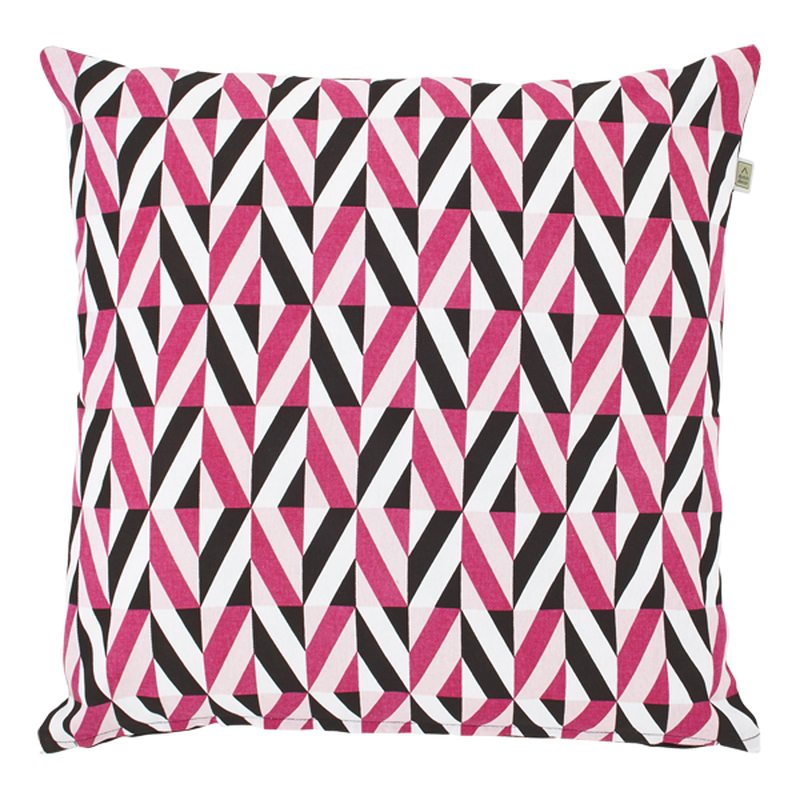 Coussin MOSY coloris rose fuchsia 45 x 45 cm