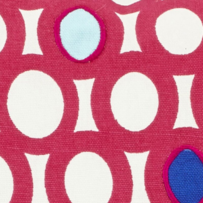 Coussin PRAXA coloris rose fuchsia 45 x 45 cm
