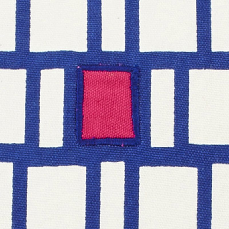 Coussin XARPA coloris bleu électrique 45 x 45 cm
