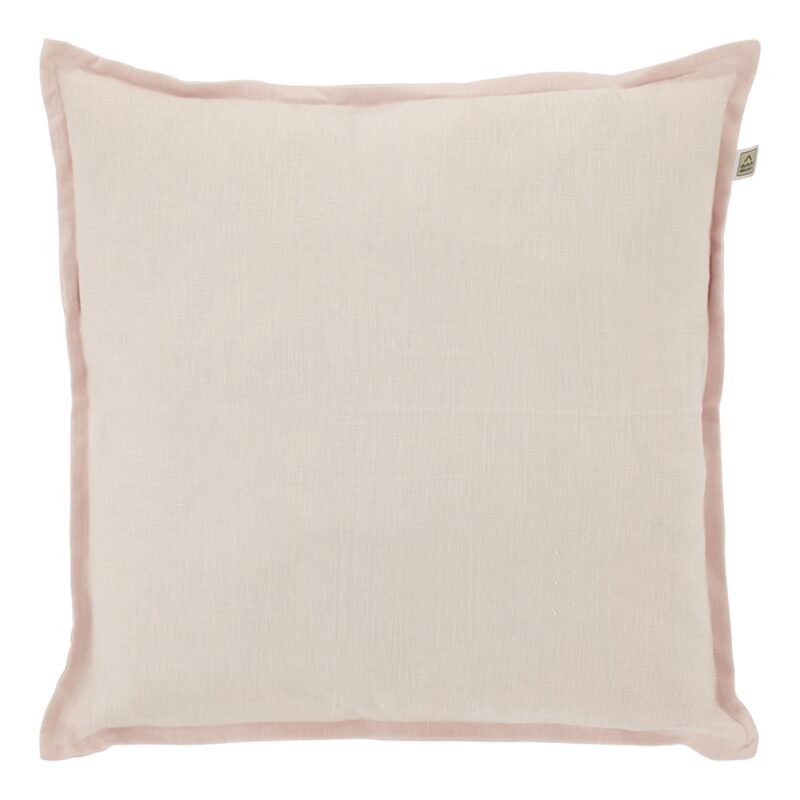 Coussin LINA coloris rose pâle 45 x 45 cm