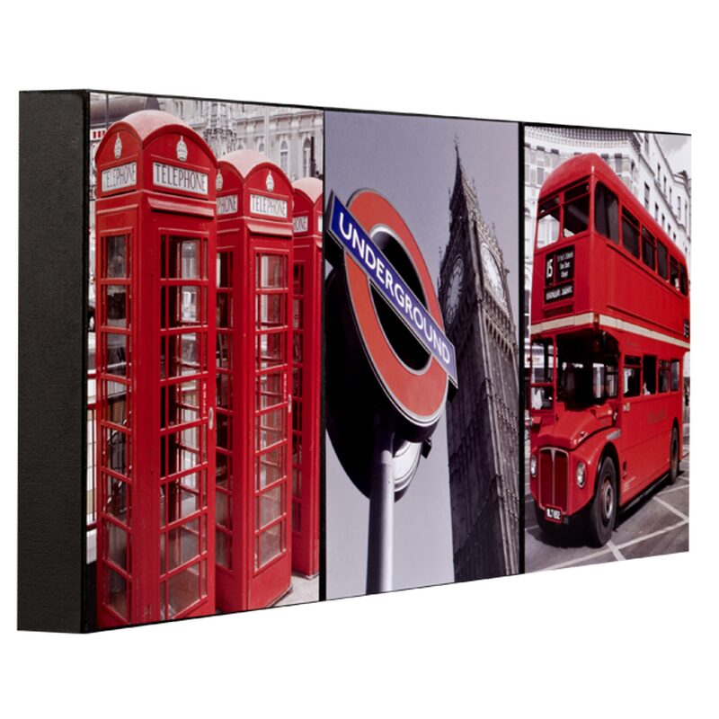 Triptyque LONDON 20 x 60 cm