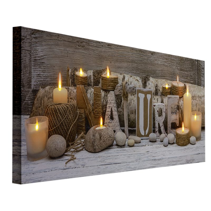 Toile lumineuse LED NATURE 140 x 45 cm