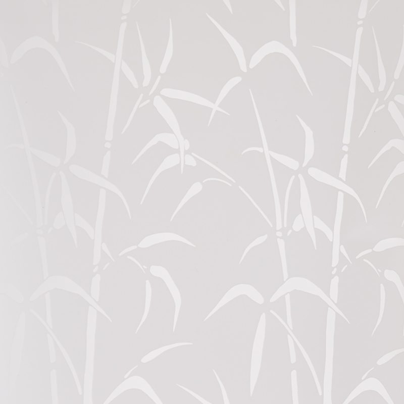 Revêtement adhésif vitrostatique VITRO BAMBOU coloris blanc cassé