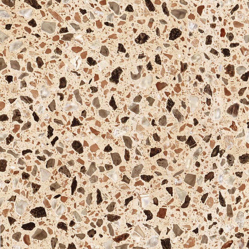 Revêtement adhésif décoratif MARBRE TERRAZZO coloris sable beige