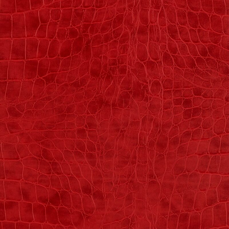 Revêtement adhésif décoratif CROCO ROUGE coloris rouge chinois