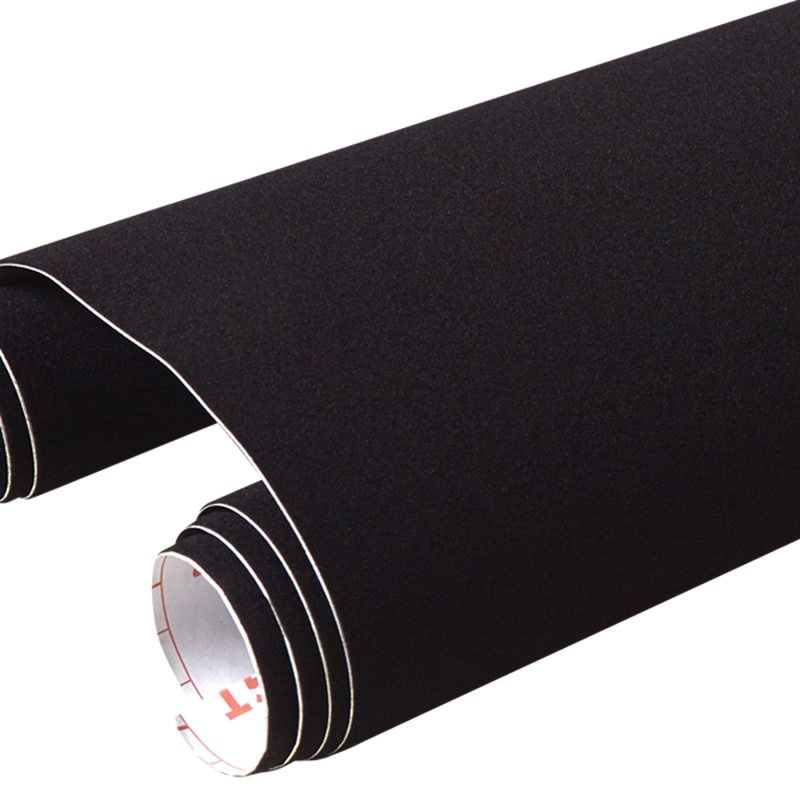 Revêtement adhésif décoratif VELOURS NOIR coloris noir velours
