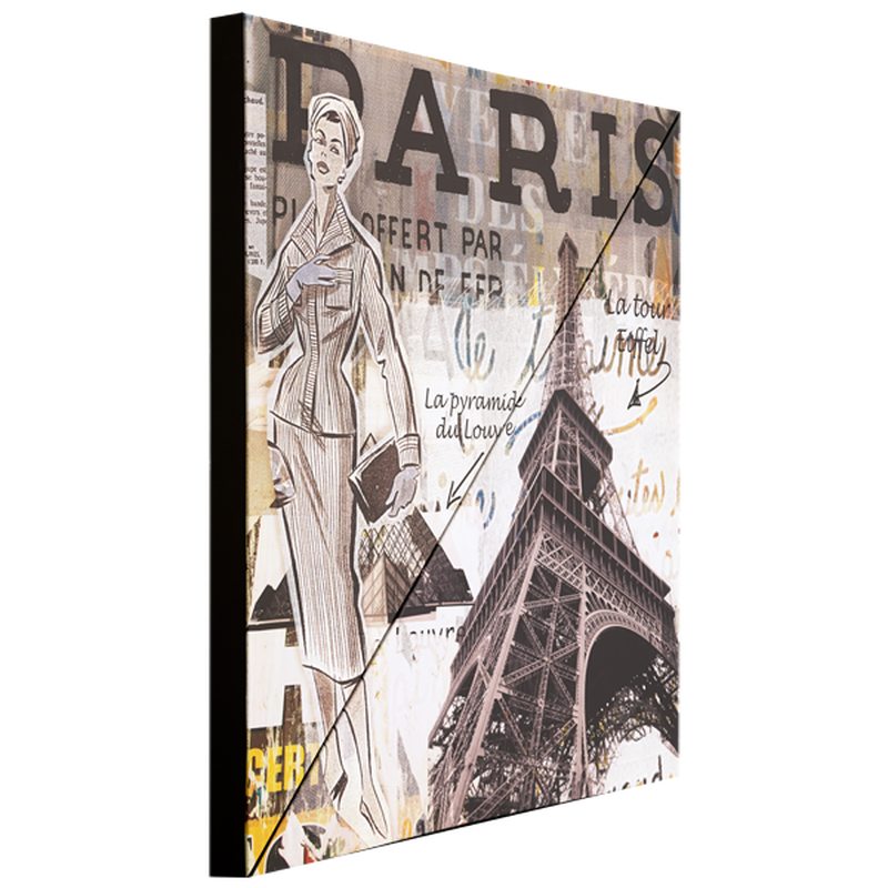 Toile imprimée PARIS 60 x 60 cm