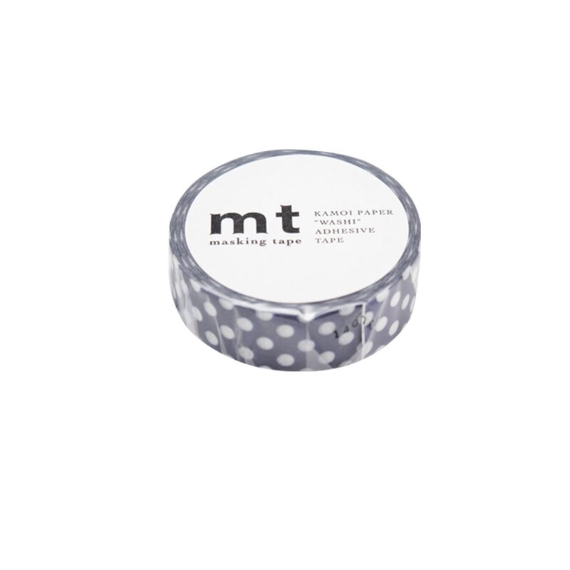 Masking tape POIS coloris bleu marine