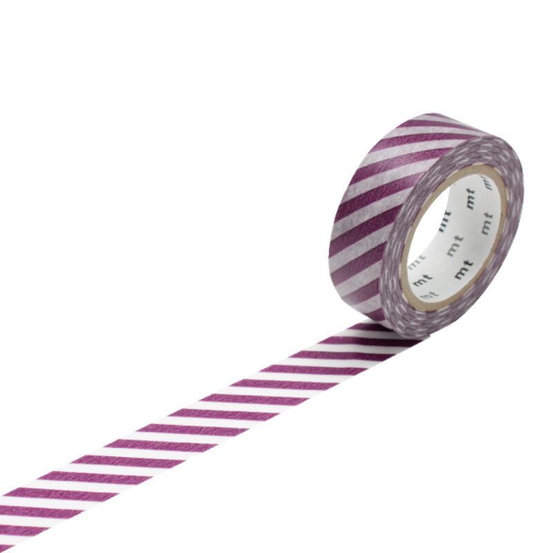 Masking tape RAYURES coloris violet