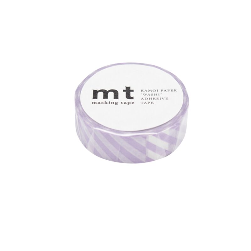 Masking tape RAYURES  coloris lilas