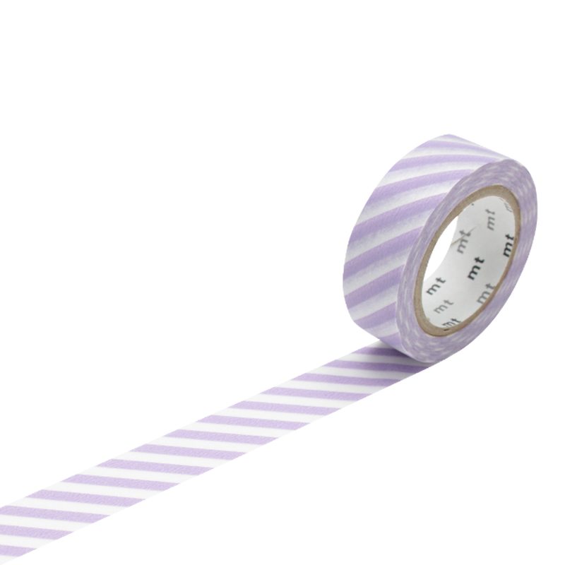 Masking tape RAYURES  coloris lilas