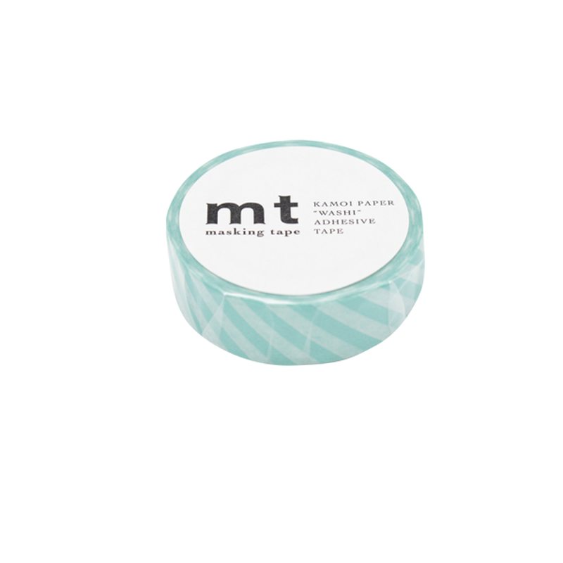 Masking tape RAYURES coloris bleu aqua