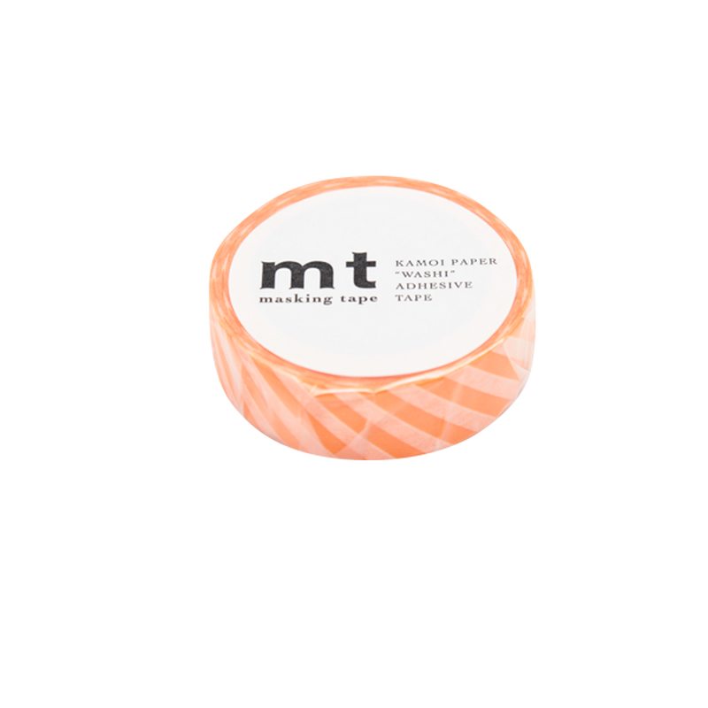 Masking tape RAYURES coloris orange