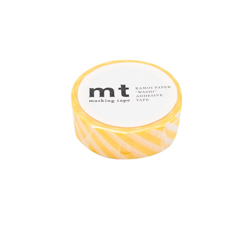 Masking tape RAYURES coloris jaune