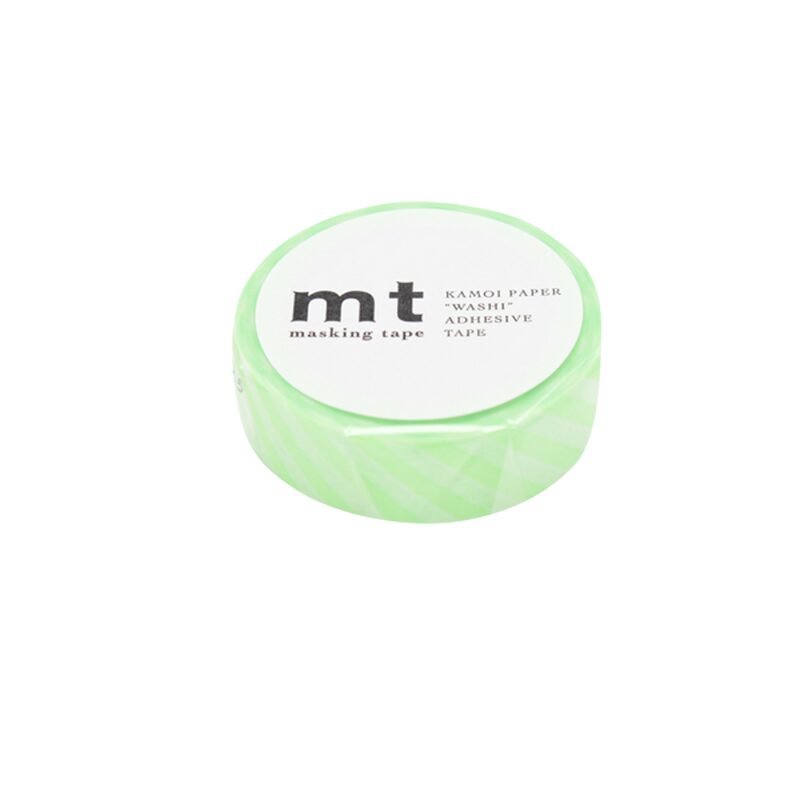 Masking tape RAYURES coloris vert fluo