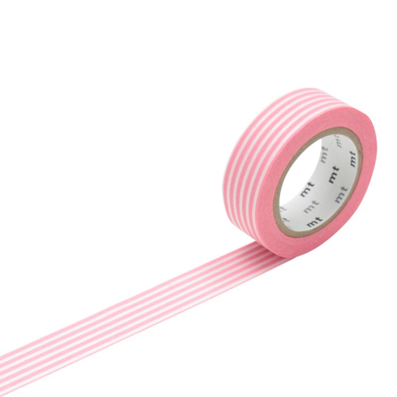 Masking tape LIGNE coloris rose pêche