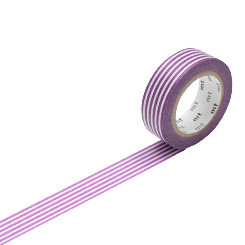 Masking tape LIGNE coloris mauve