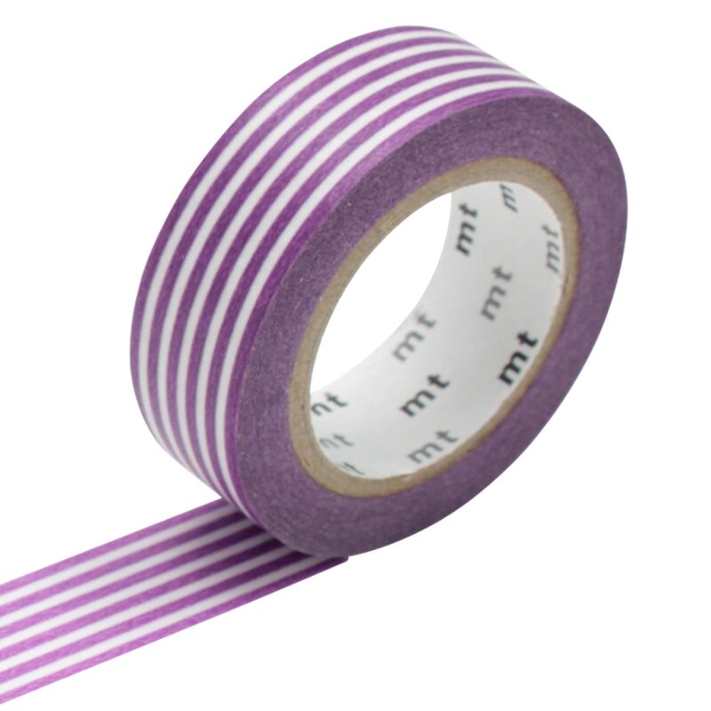Masking tape LIGNE coloris mauve
