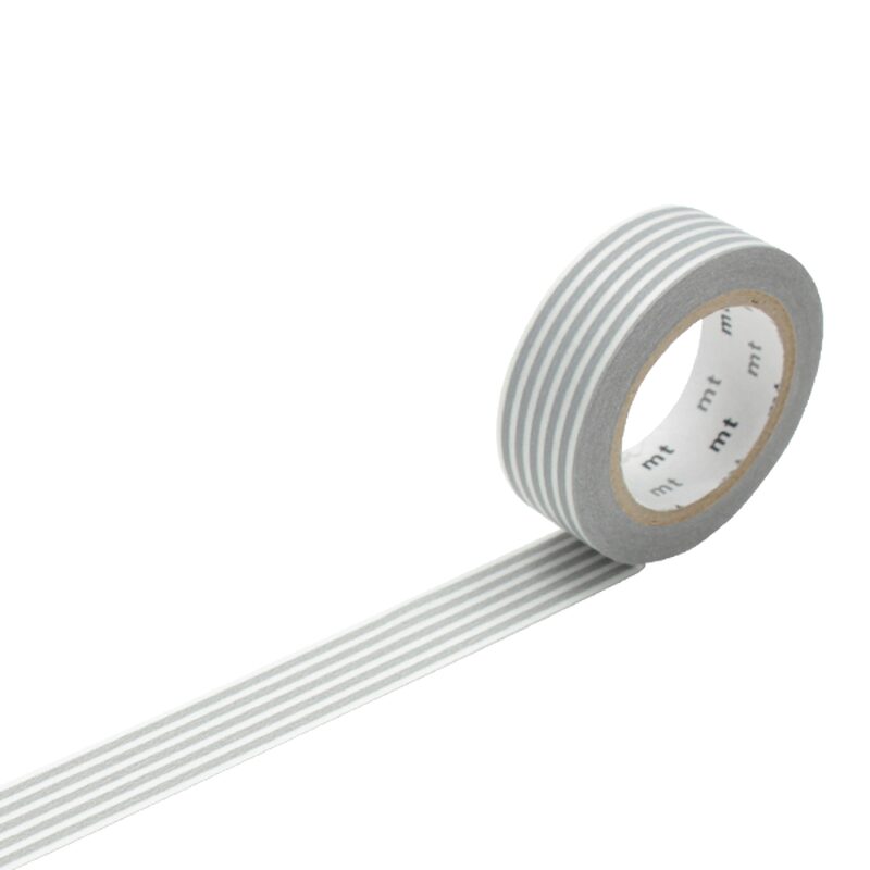 Masking tape LIGNE coloris gris