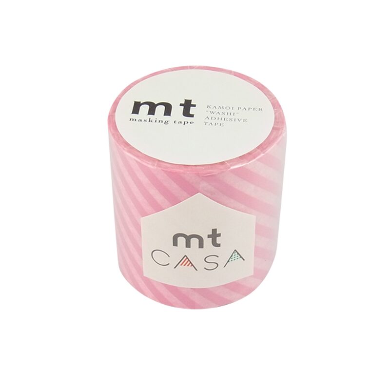 Masking tape RAYÉ coloris rose