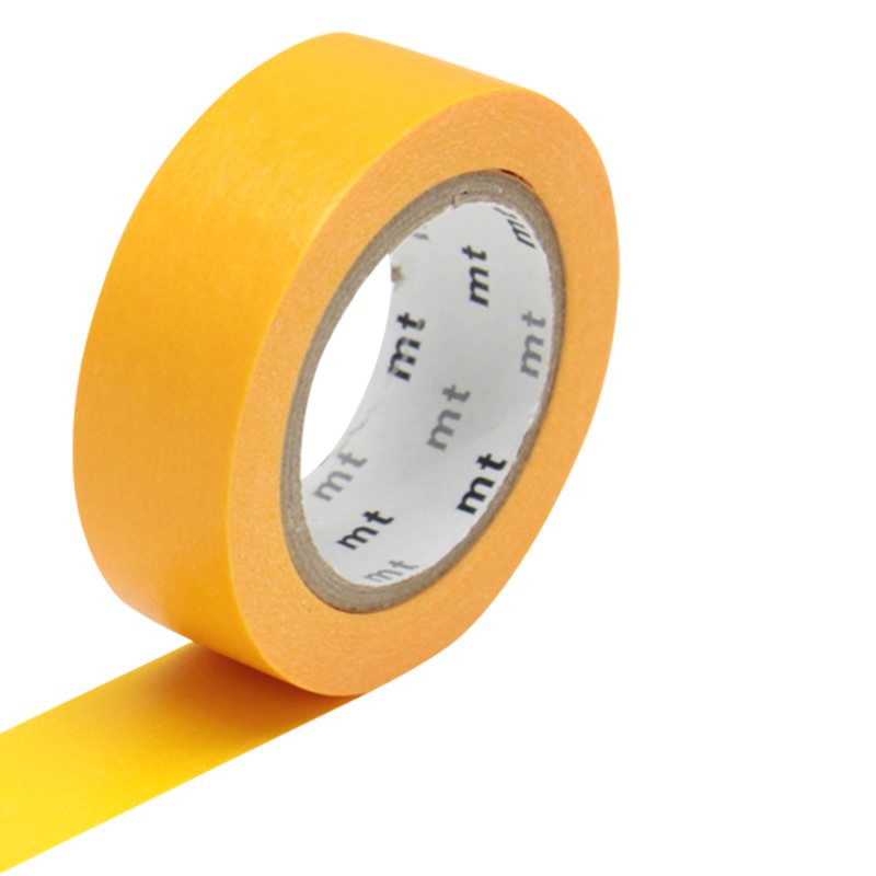Masking tape UNI coloris jaune orange