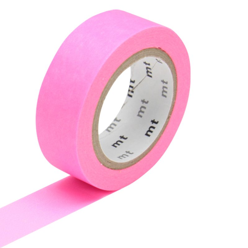Masking tape UNI coloris rose fluo