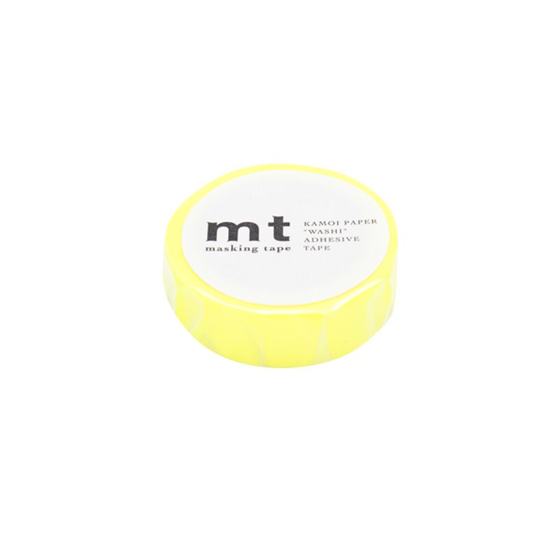 Masking tape UNI coloris jaune fluo