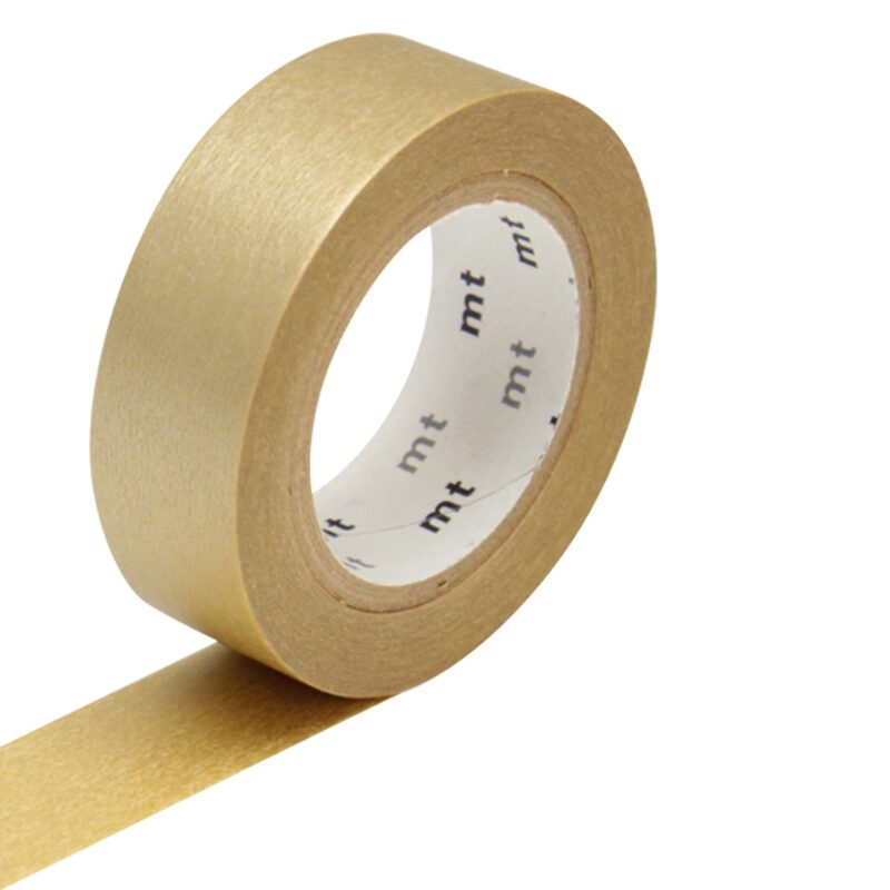 Masking tape UNI coloris doré