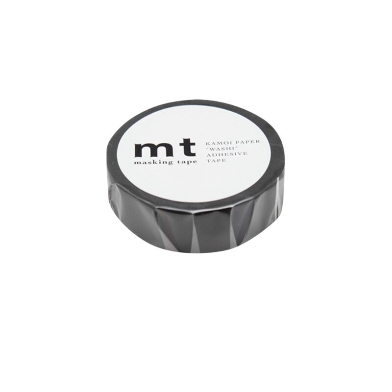 Masking tape UNI coloris noir mat