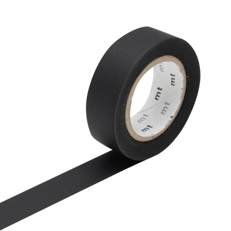 Masking tape UNI coloris noir mat